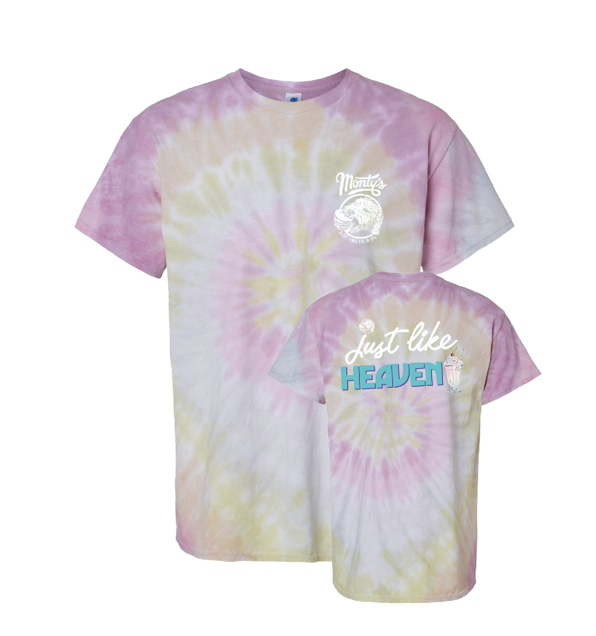 Monty's x Just Like Heaven Shirt (Limited) — Monty's Good Burger